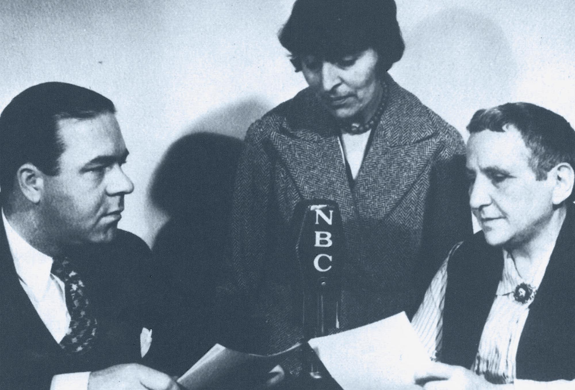 Gertrude Stein & Alice B. Toklas give an NBC interview.